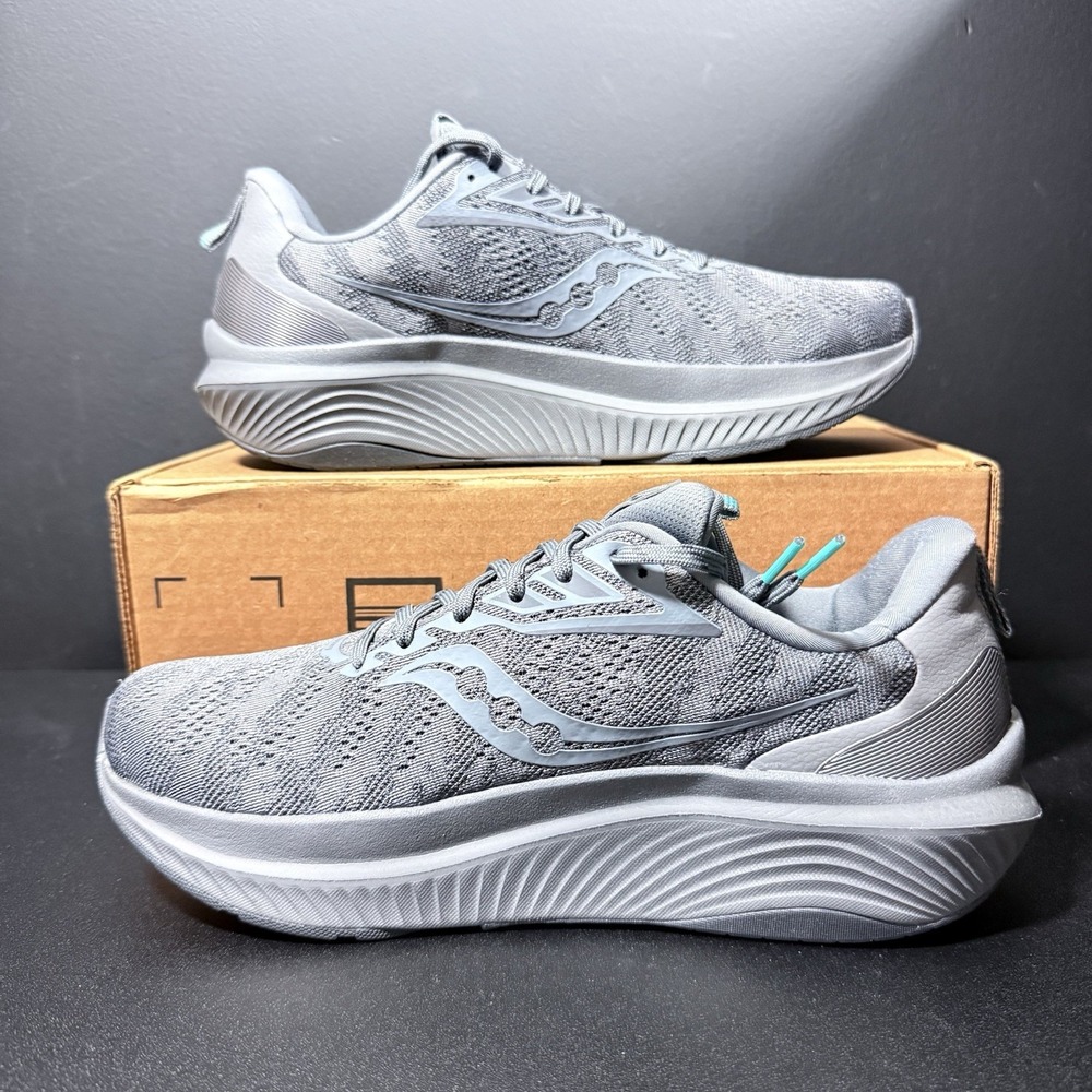 Saucony Women Shoes Echelon 9 Wide Sz 11.5 W S10766-101 Asphalt Athletic Sneaker - Picture 4 of 15